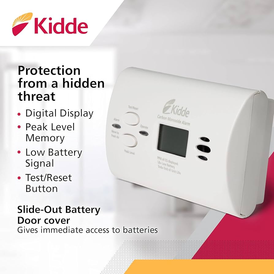 MONOXIDE CHILD専用 Kidde Digital CO Alarm, Plug-in with Batt B/U | The Home